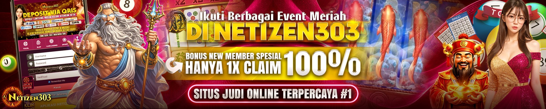 Ikuti Berbagai Event Meriah di Netizen303